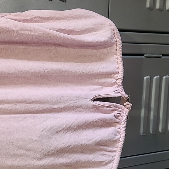 Arianna by Howard's Purple Knit and Linen Framed Pansy Flowers Top Size X-Large - Picture 6 of 10